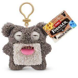 Fuggler Key Rings Series 5 Collectible 5" Monster Plush Keychain, Square Bear